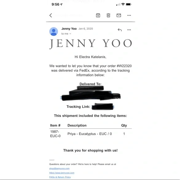 Jenny Yoo Priya dress (Eucalyptus) - Picture 5 of 5